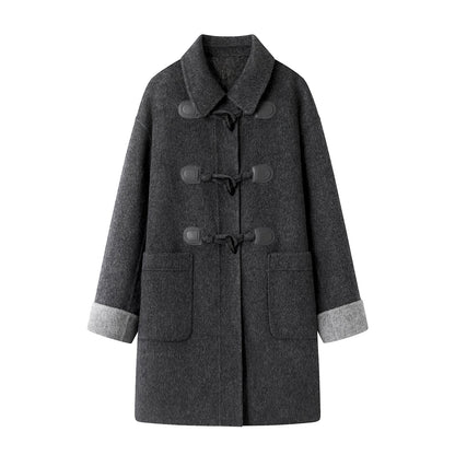 2025SS Horn button mid-length coat THOM TREND