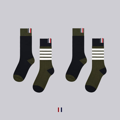 Color-blocked socks THOM TREND
