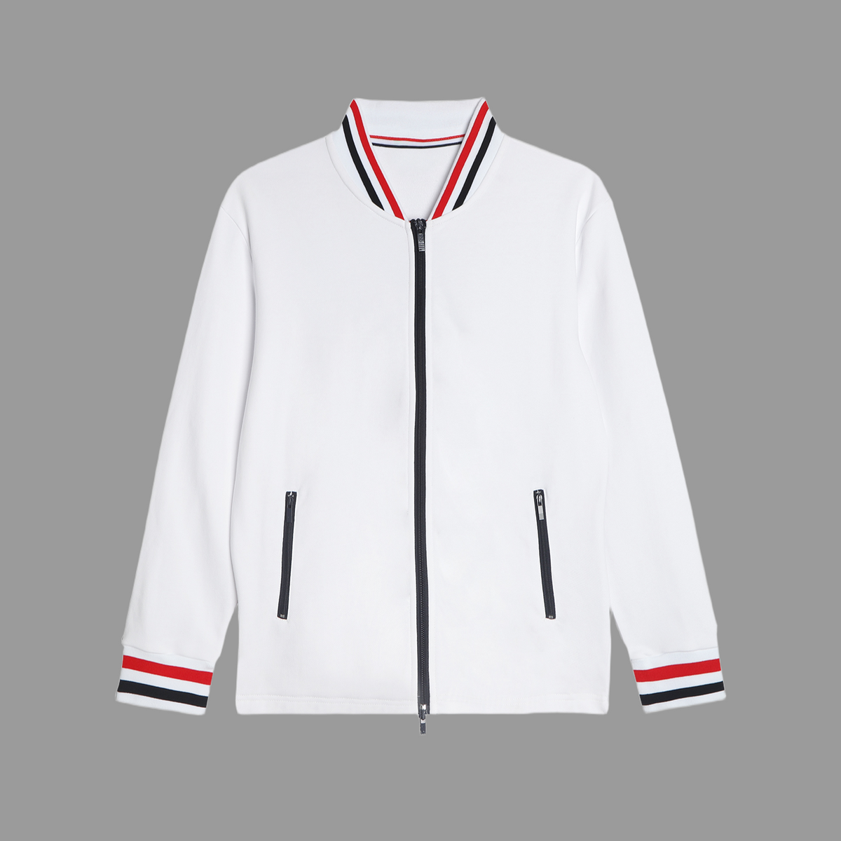 Men's jacket by Thom Browne, outerwear detail view