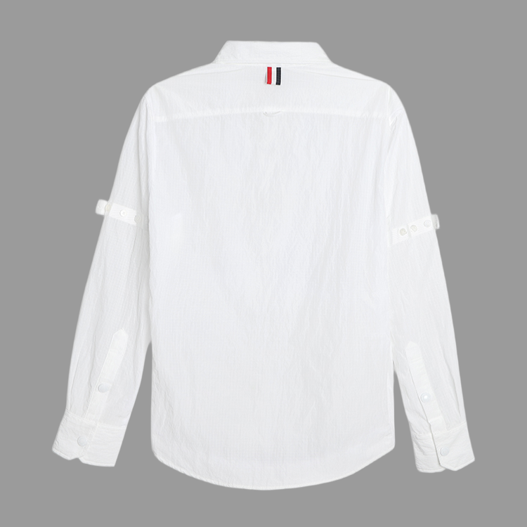 Men's shirt by Thom Browne, shirt detail view