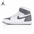 Air Jordan 1 High White/Grey Goat 555088-037 Unisex Sneakers main product view