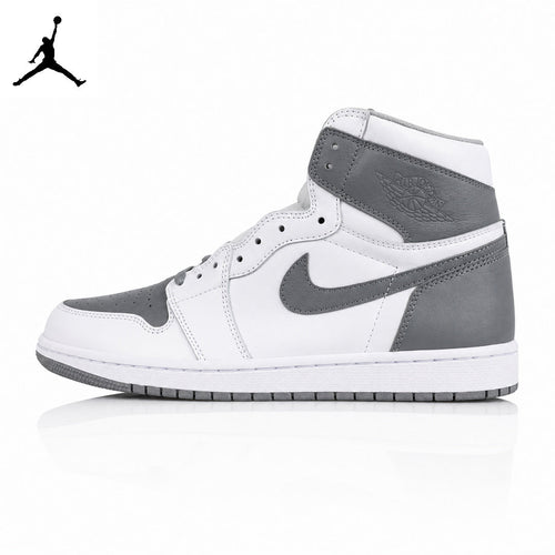 Air Jordan 1 High White/Grey Goat 555088-037 Unisex Sneakers main product view