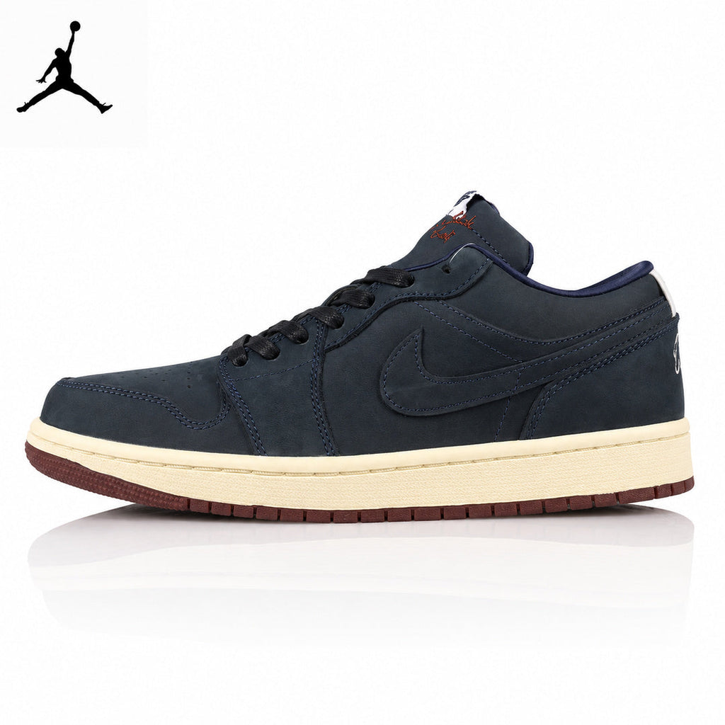 Air Jordan 1 Low Golf Black/Blue Unisex Sneakers DV1759-448 main product view