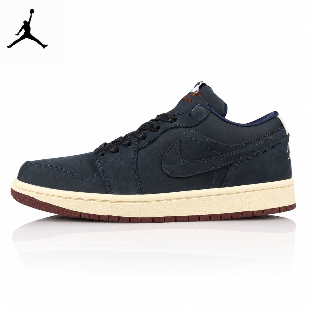 Air Jordan 1 Low Golf Black/Blue Unisex Sneakers DV1759-448 main product view