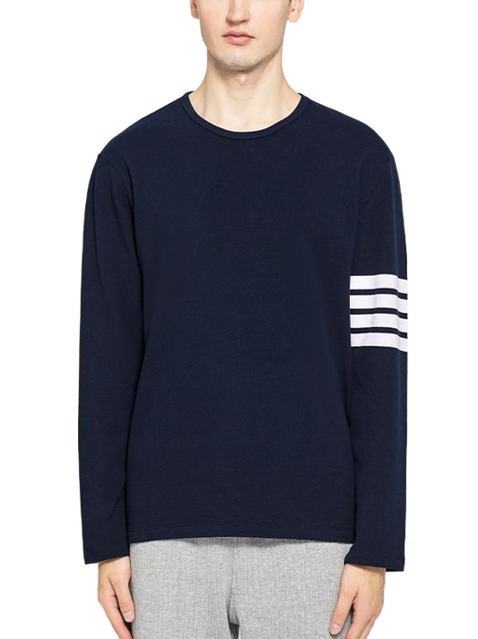 2025SS Four-bar classic long-sleeved T-shirt THOM TREND