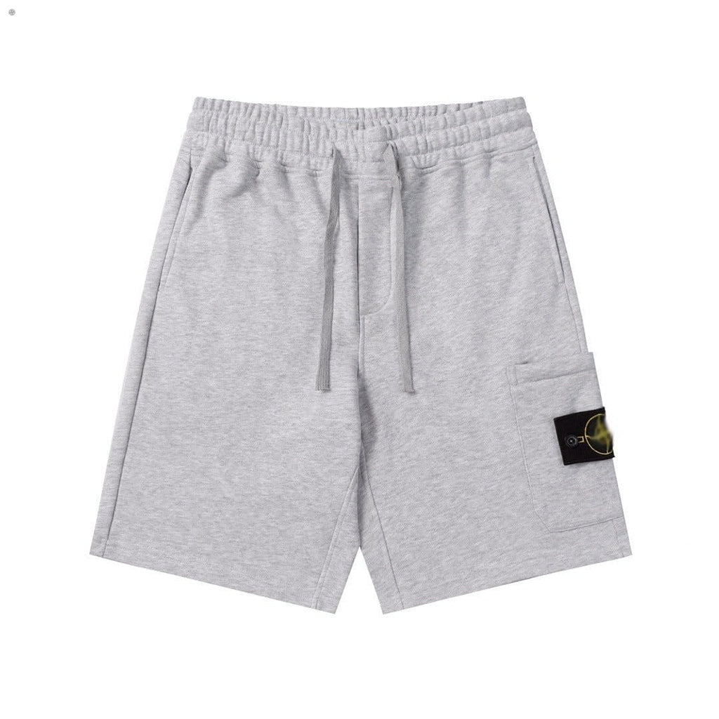 Stone Island Solid-Color Athletic Shorts