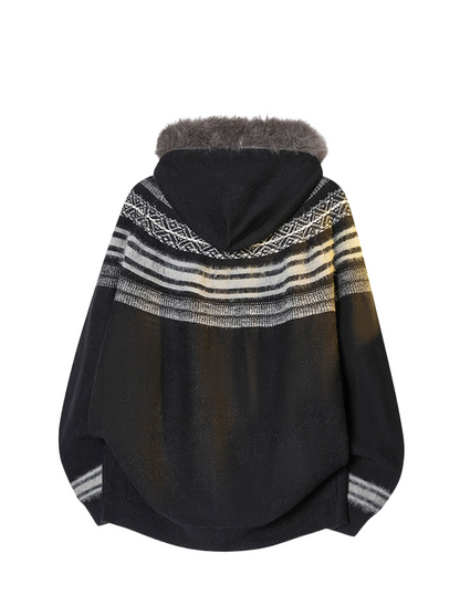 Jacquard cardigan THOM TREND