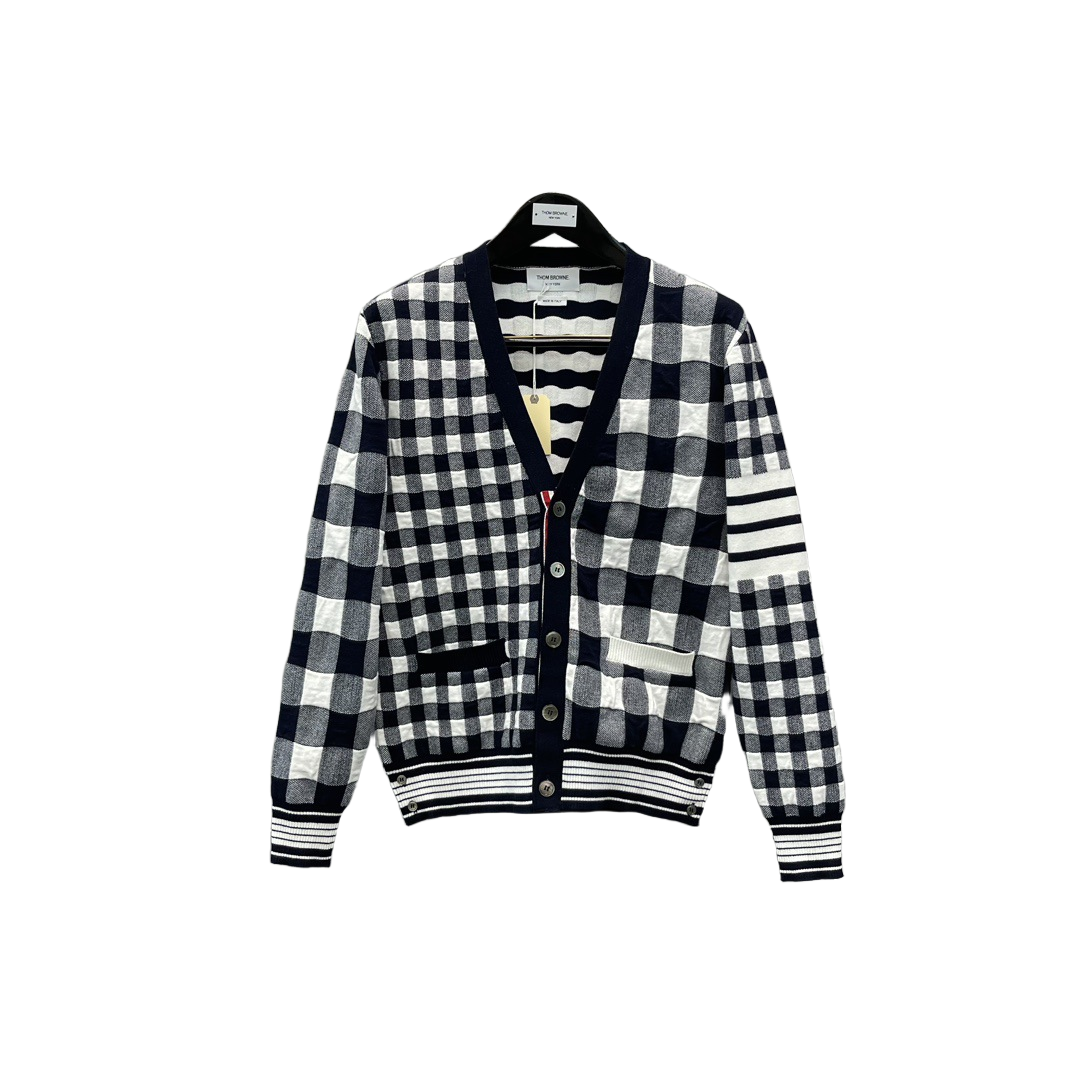 2025SS  Checkerboard cardigan THOM TREND