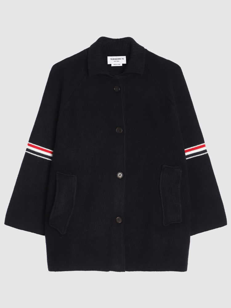 wool knit coat - Image 5