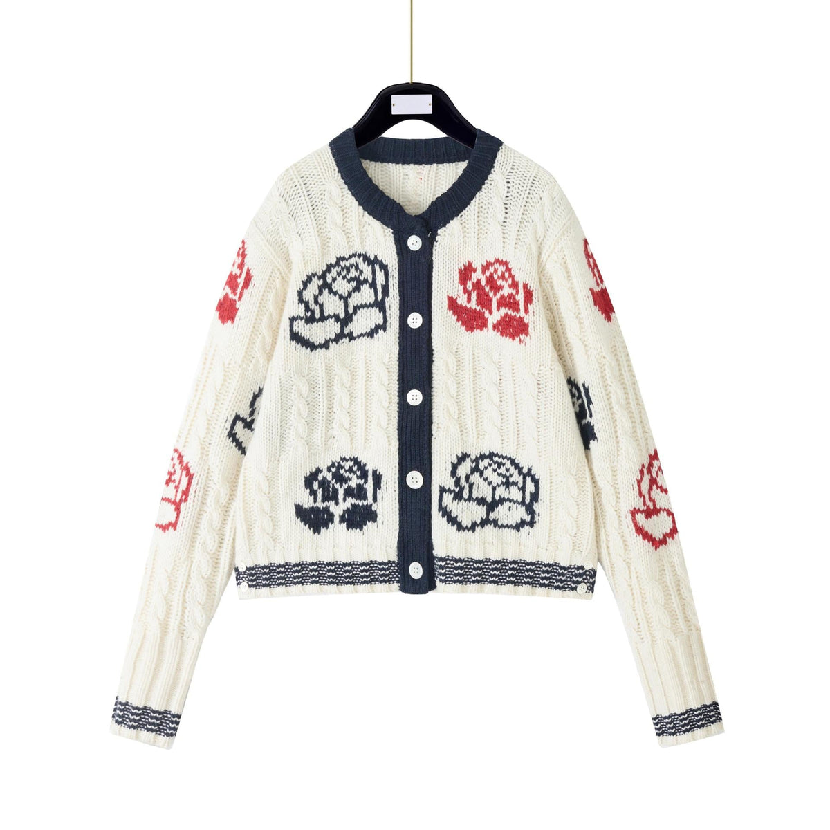 Rose Knit Cardigan - Image 4
