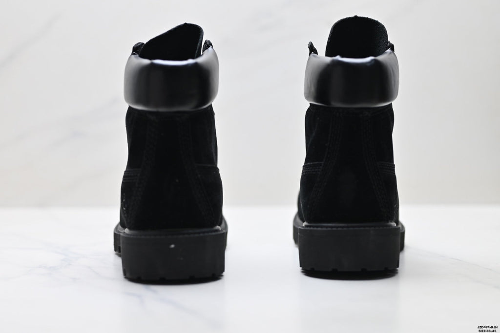 Timberland Black Premium Leather High Outdoor Boot - detail image 6