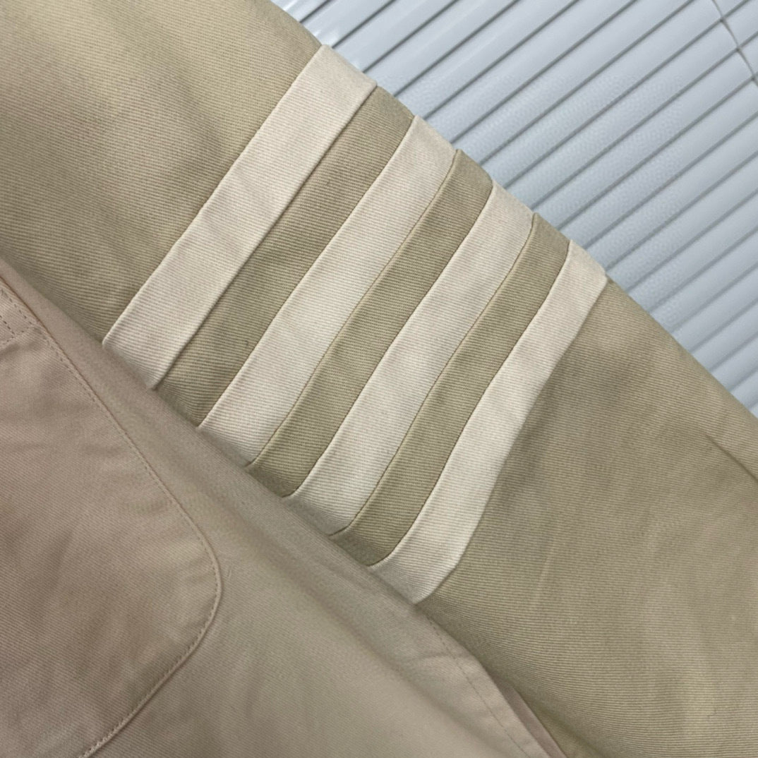 2025SS contrast lapel shirt jacket THOM TREND