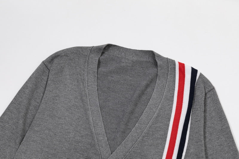 2025SS Side-ribbed cardigan THOM TREND