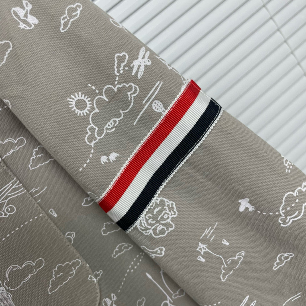 2025SS printed shirt THOM TREND