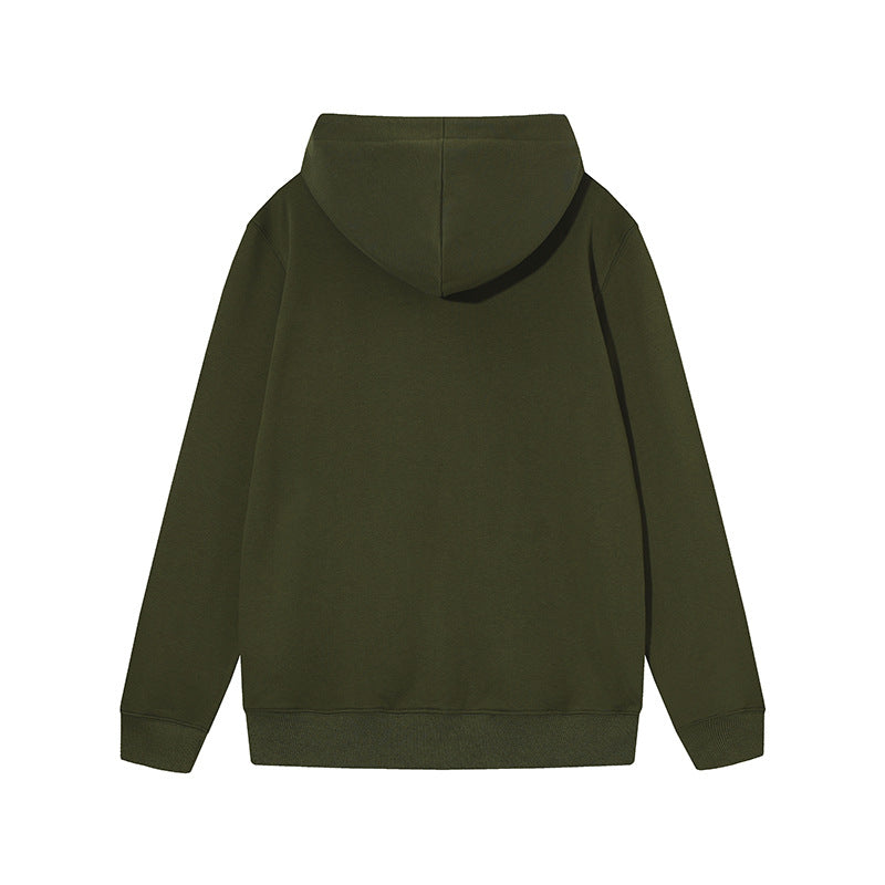 Stone Island Compass Badge Zip-Up Fleece Hoodie - Pink product detail view
