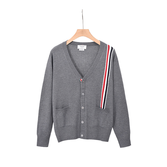 2025SSS Four-stripe wool cardigan THOM TREND