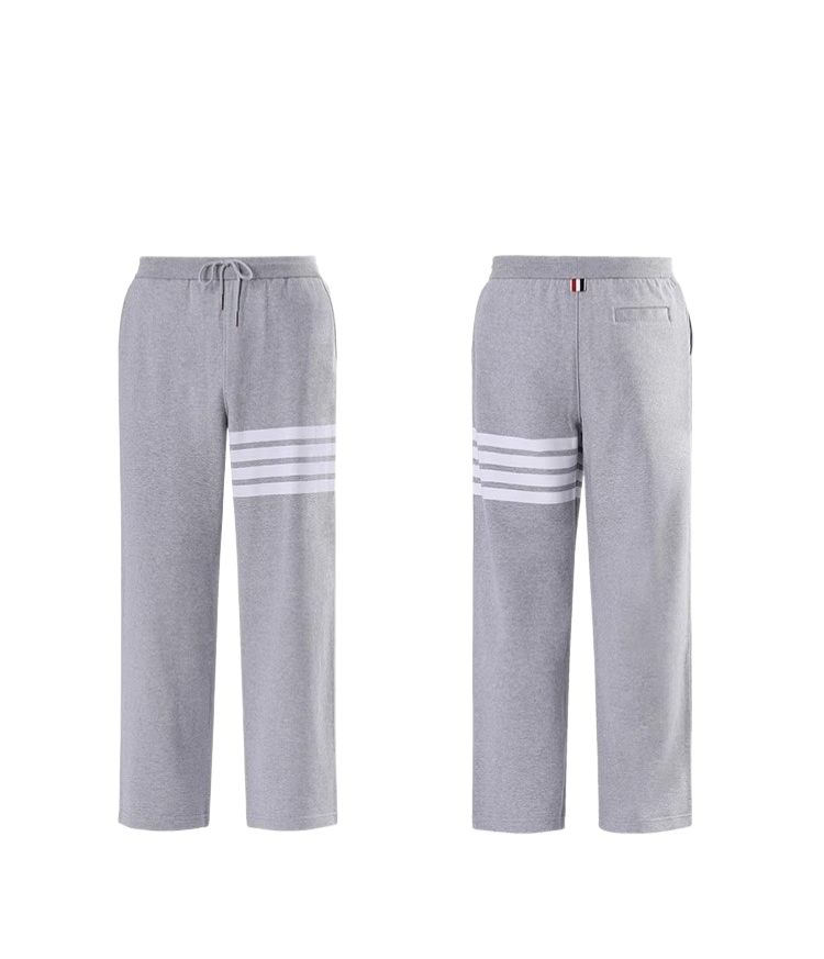 Thom Browne Style Men's Straight - Leg Cropped Trousers - 100% Cotton with Adjustable Backstrap with... - Image 9