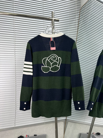 2025SS Back embroidered flowers THOM TREND