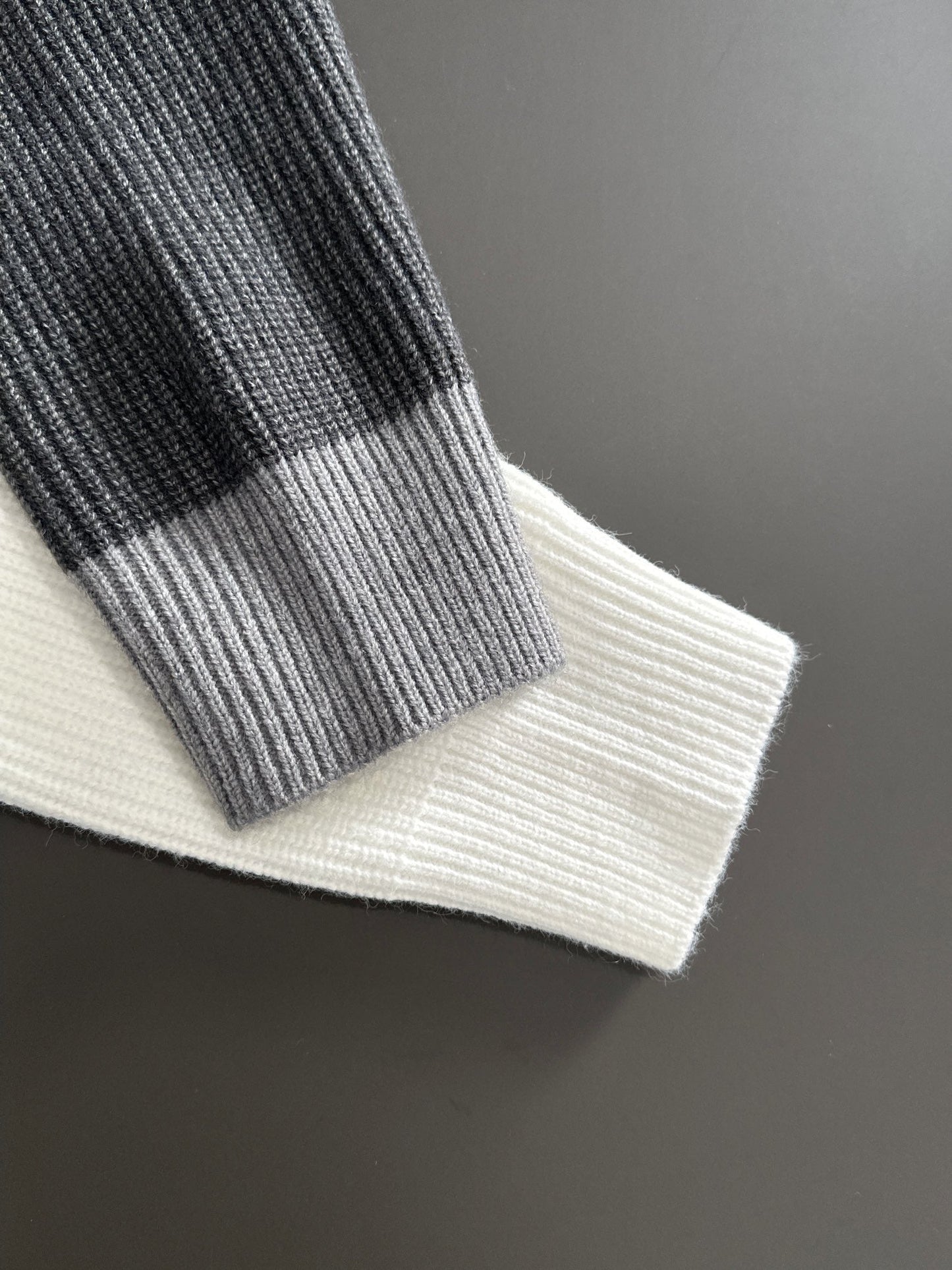 Color-blocked cardigan THOM TREND