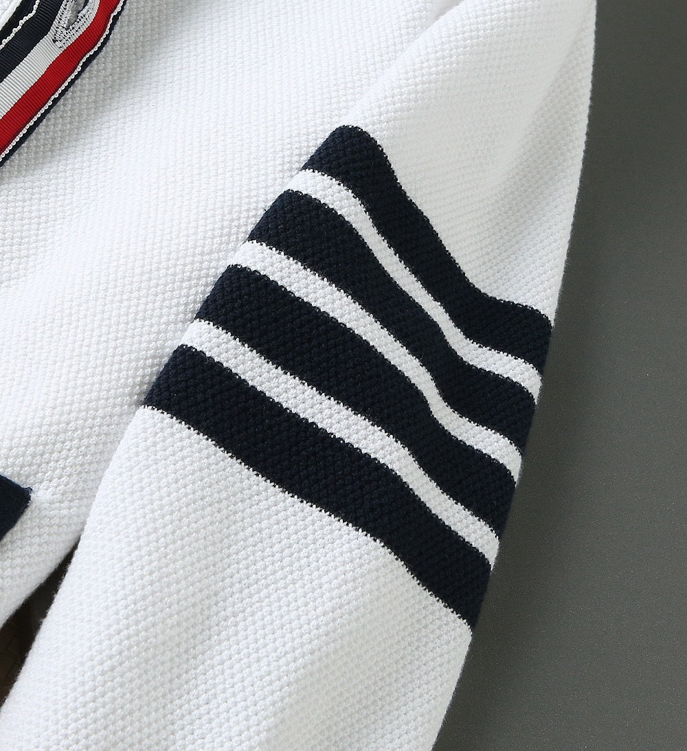 Thom Browne Unisex Tennis Racket V-Neck Knit Cardigan