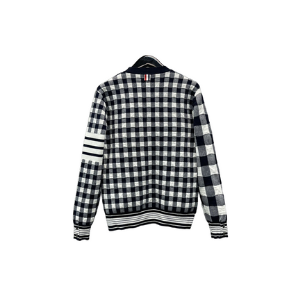 2025SS  Checkerboard cardigan THOM TREND