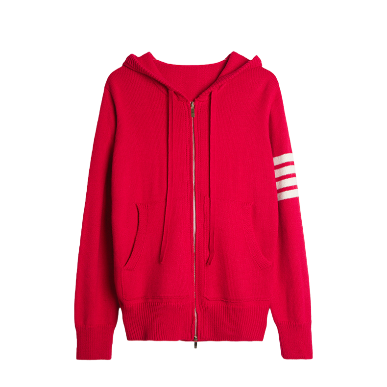 2025SS Unisex zippered knitted cardigan THOM TREND