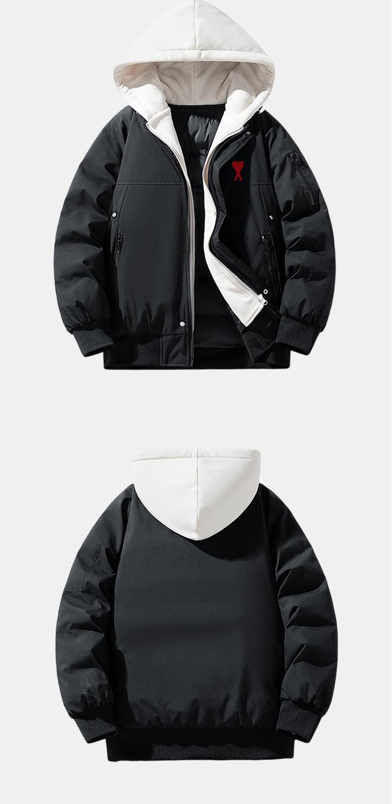 Unisex Faux Two-Piece Jacket THOM TREND