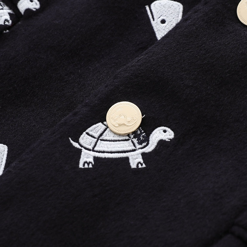 Sea turtle embroidered suit THOM TREND