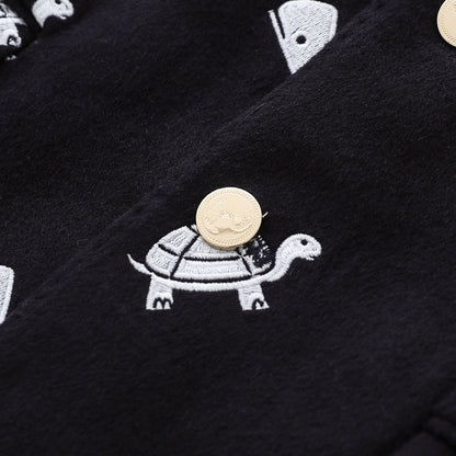 Sea turtle embroidered suit THOM TREND