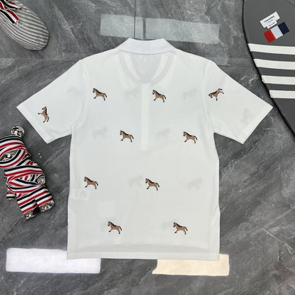 Sleeve Tape Turndown Polo Shirt – Unisex 2026（副本） THOM TREND