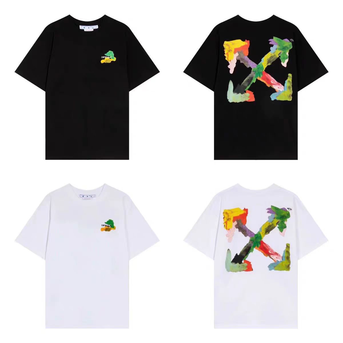 OFF New Printed T-Shirt Light Luxury Station