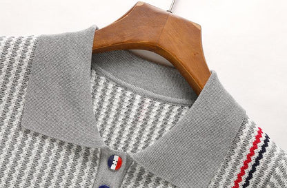 2025SS  vertical striped short sleeves THOM TREND