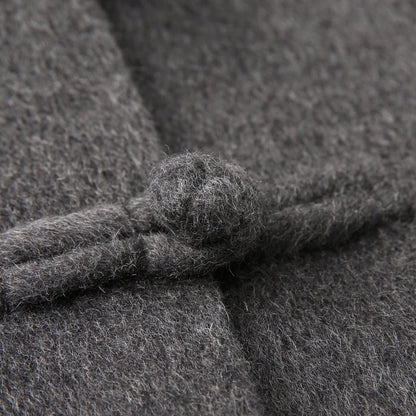 2025SS Buttoned double-faced wool coat THOM TREND