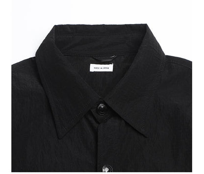 2025SSS Double sleeve patch shirt THOM TREND