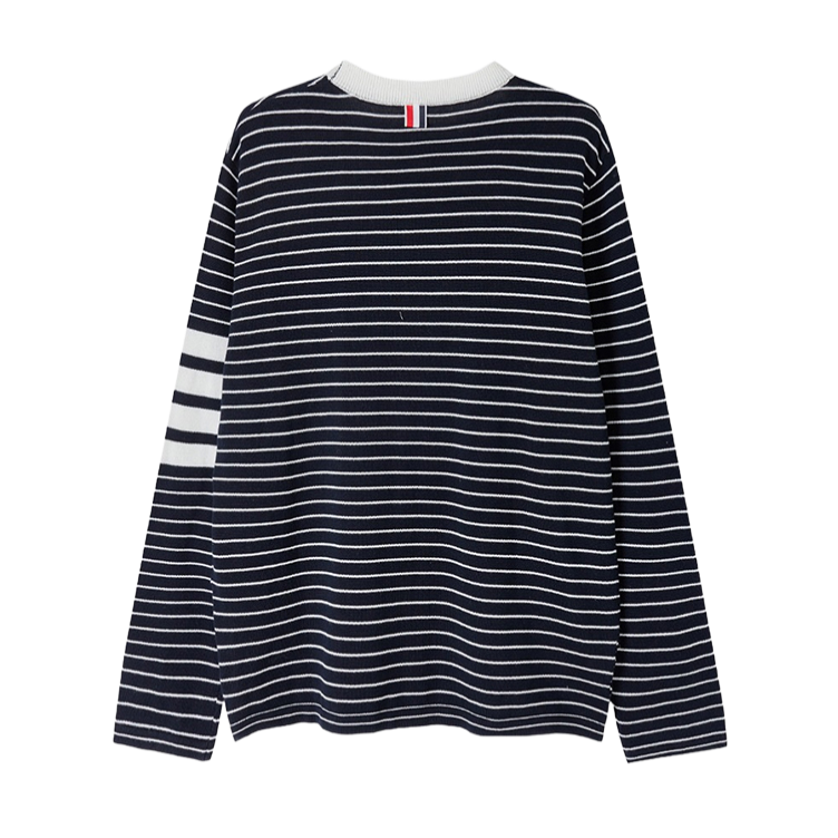 Chunky knit lapel sweater（副本） THOM TREND