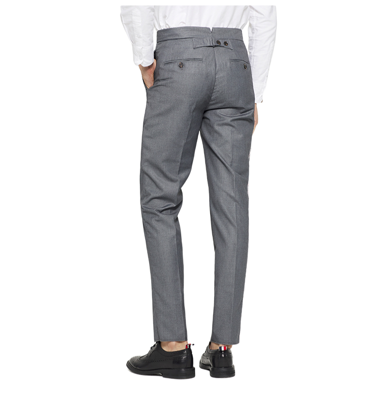 Thom Browne Style Single-Side Side-Stripe suit pants - Image 5