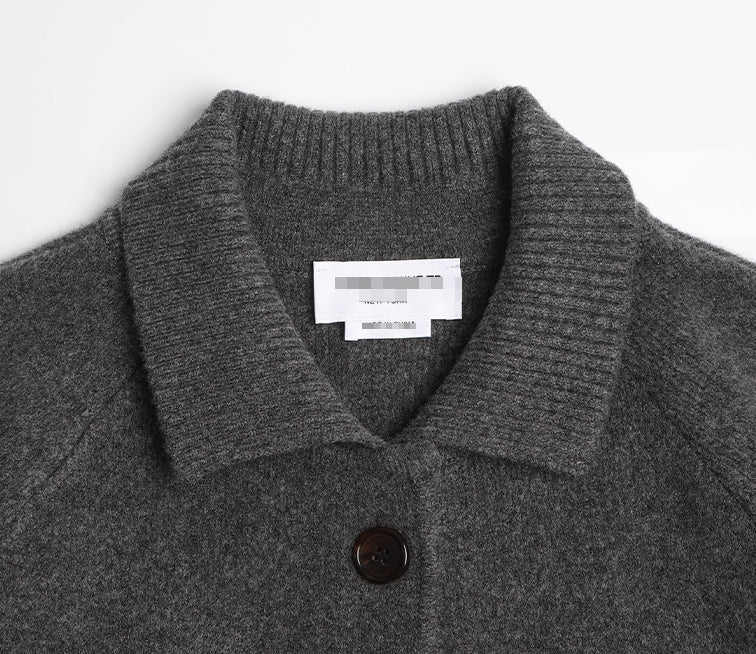 wool knit coat - Image 7