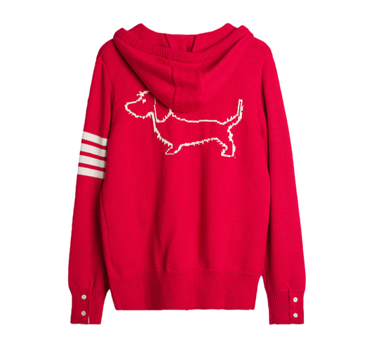 2025SS Unisex zippered knitted cardigan THOM TREND