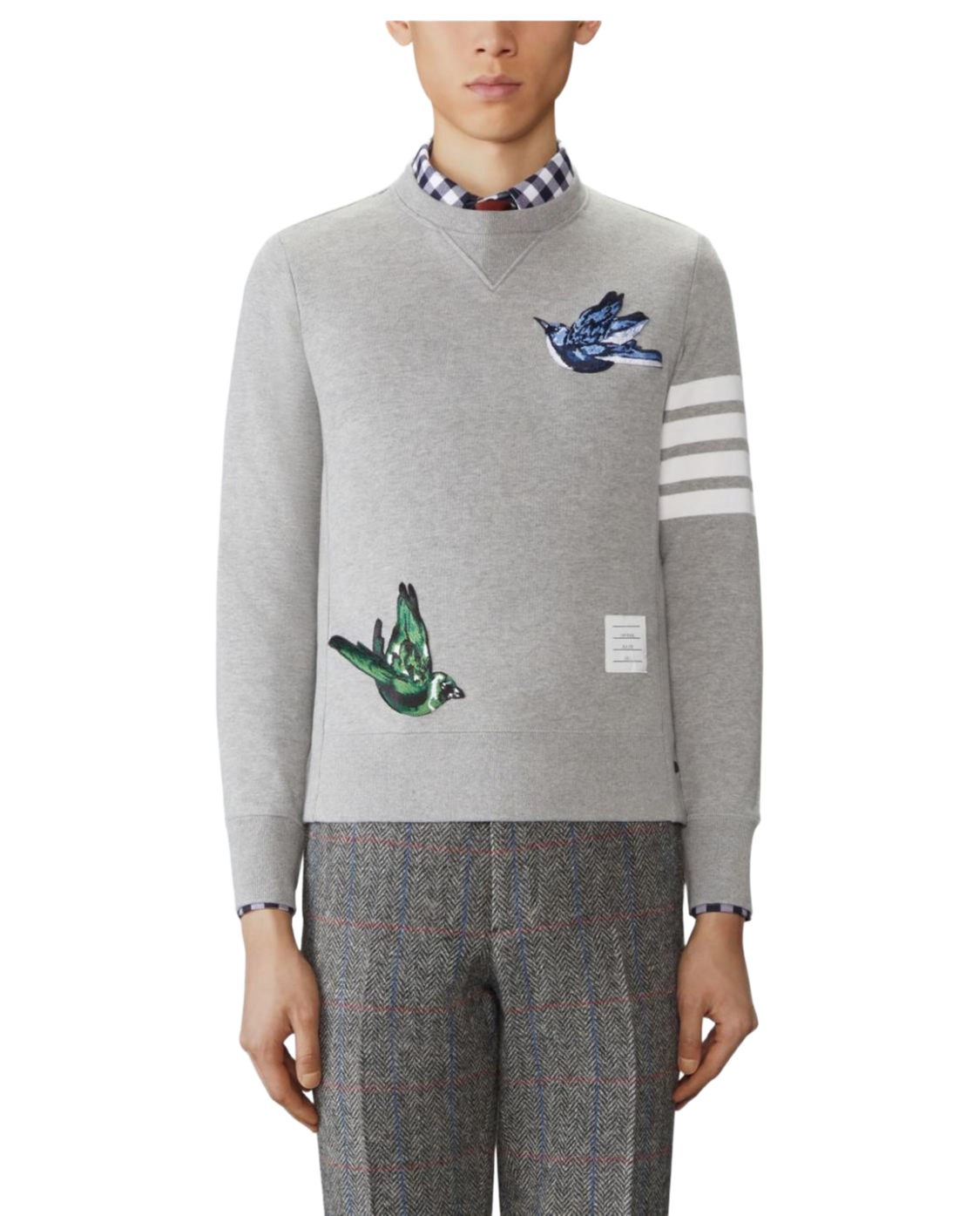 2025SS Canary embroidered sweatshirt THOM TREND