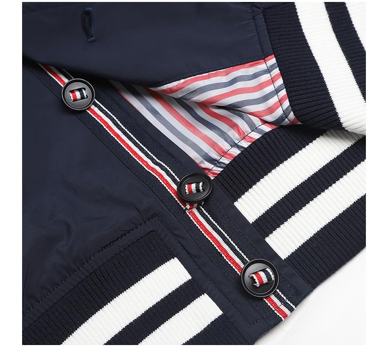Men's jacket by Thom Browne, outerwear detail view