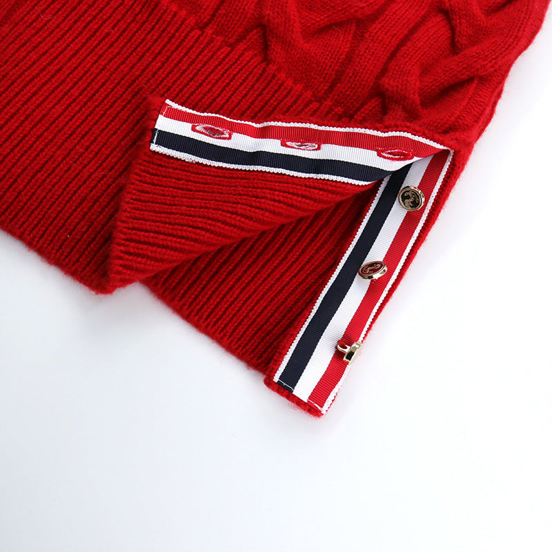 2026SS  Unisex cable knit cardigan