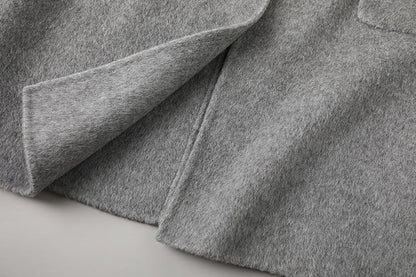 2025SS Double-faced hooded wool coat THOM TREND