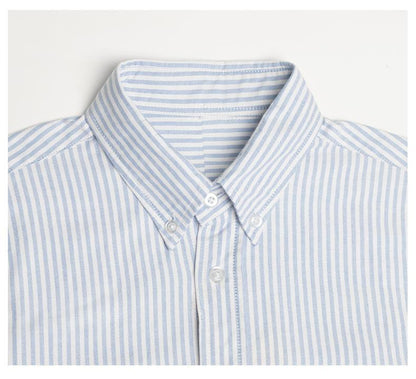 2025SS Striped white stripe shirt THOM TREND