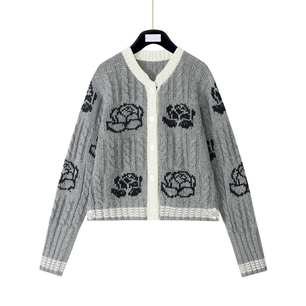 Rose Knit Cardigan - Image 6