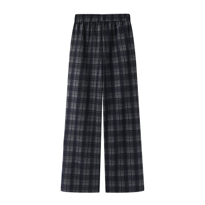 2025SS Plaid brushed trousers THOM TREND