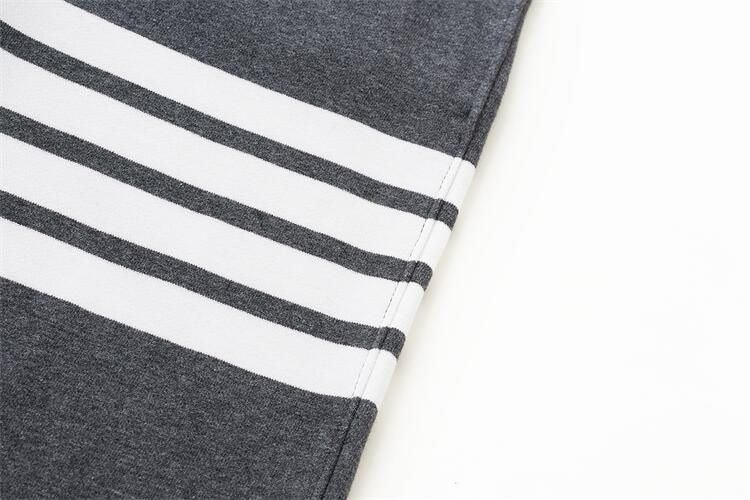 Thom Browne Style Color - blocked sweatpants with Signature Four-Bar Detail - Image 4