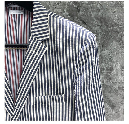 2025SSS Men's striped suit THOM TREND