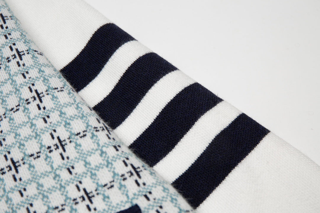 2025SS  color-block plaid jacket THOM TREND