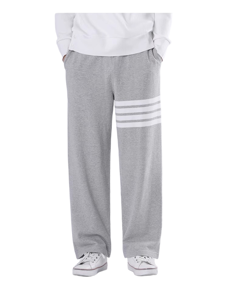 Thom Browne Style Men's Straight - Leg Cropped Trousers - 100% Cotton with Adjustable Backstrap with... - Image 2