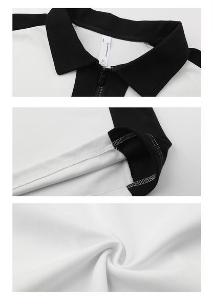 Unisex patchwork polo shirt THOM TREND